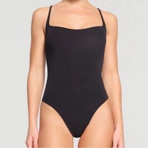SKIMS - Raw Edge Bodysuit XS ONYX